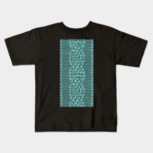 Knitted Pattern Kids T-Shirt